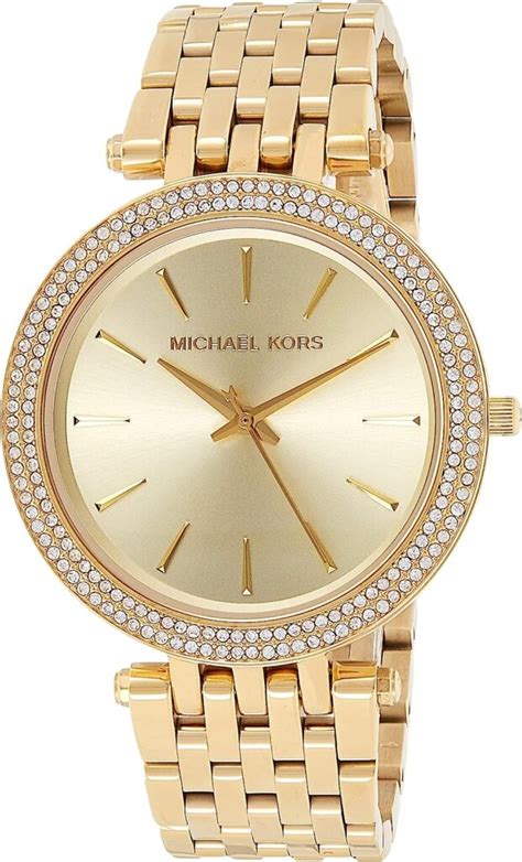 michael kors ladies darci bronze steel bracelet watch